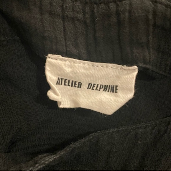 Atelier Delphine Celeste Top In Crinkled Cotton - Picture 5 of 5